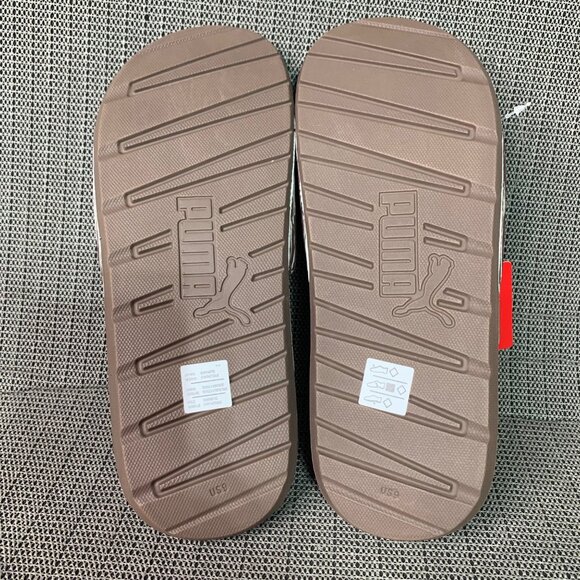 Puma Cool Cat 2.0 Nature Slides men’s Size 9 Brown Camouflage Print Sandals - Picture 5 of 5
